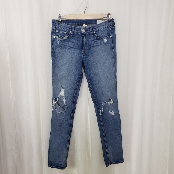 Rag & Bone for Intermix skinny jeans destroyed distressed size 29 - Picture 1 of 9